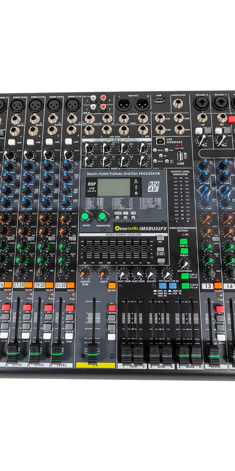 Mezcladora Analogica INOVAUDIO IMXBU32FX Can C/efectos image number null