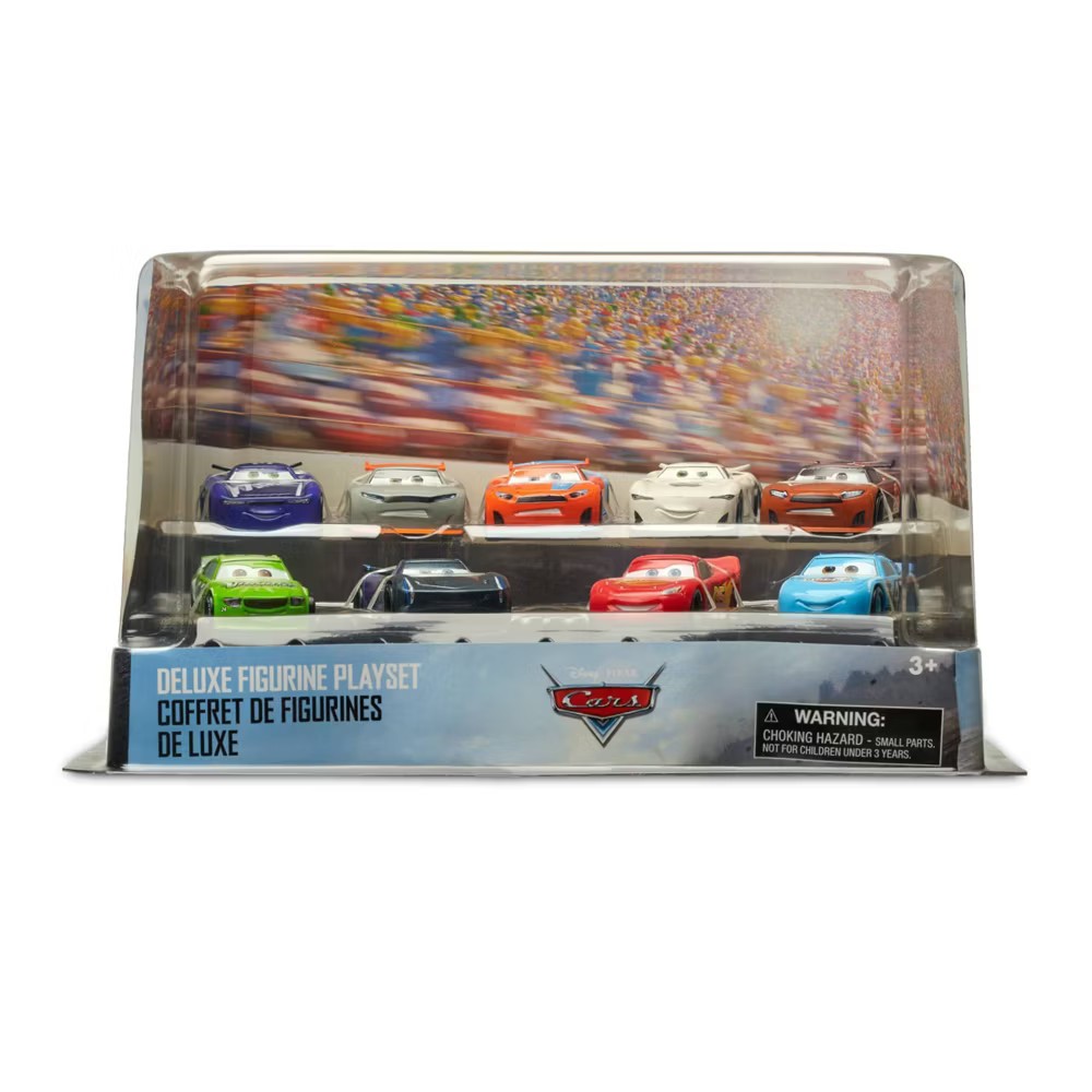 Set 9 Figuras Cars Deluxe Carros Colecci&oacute;n Ni&ntilde;os 3 A&ntilde;os image number null
