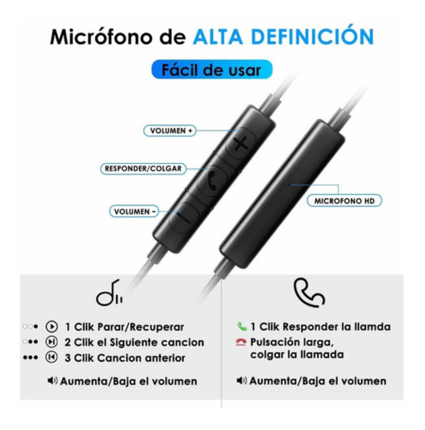 Aud&iacute;fonos In-ear Gamer Negro image number null