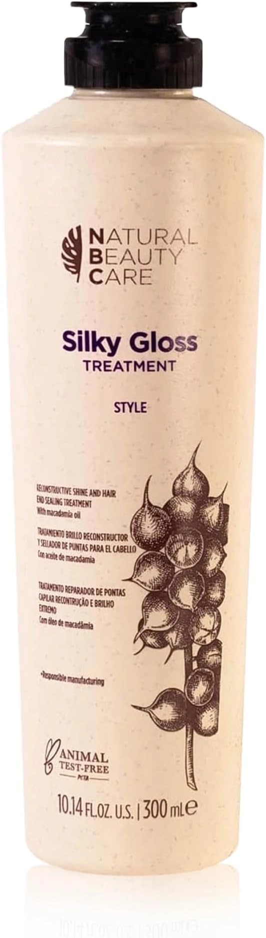 Nbc - Silky Gloss Style Tratamiento para Cabello 300 ml, S&eacute;rum Reconstructor de Brillo (Natural Beauty Care) image number null