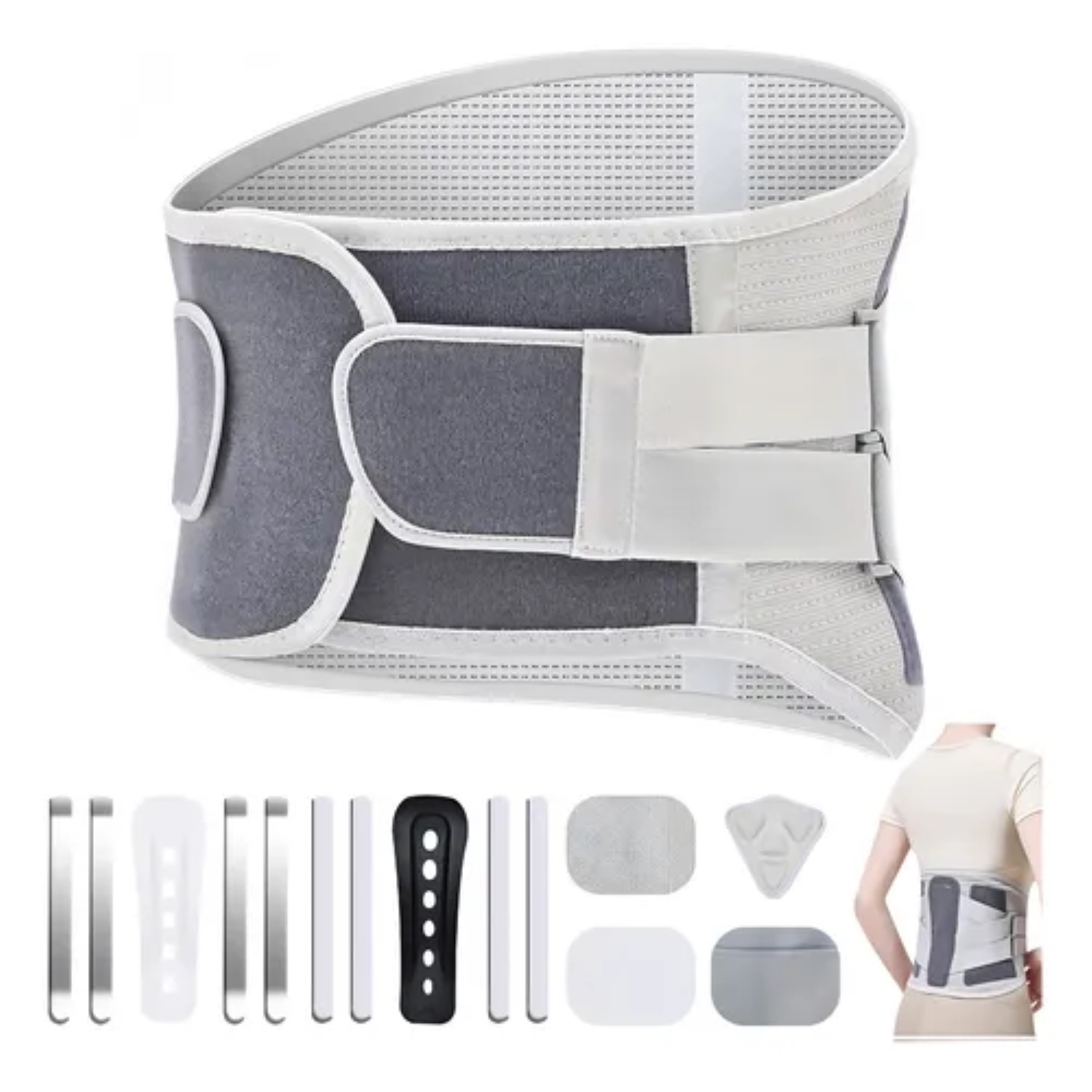 Faja Soporte Sacro Lumbar Con Varillas Ortopedica Lumbosacra talla xl image number null