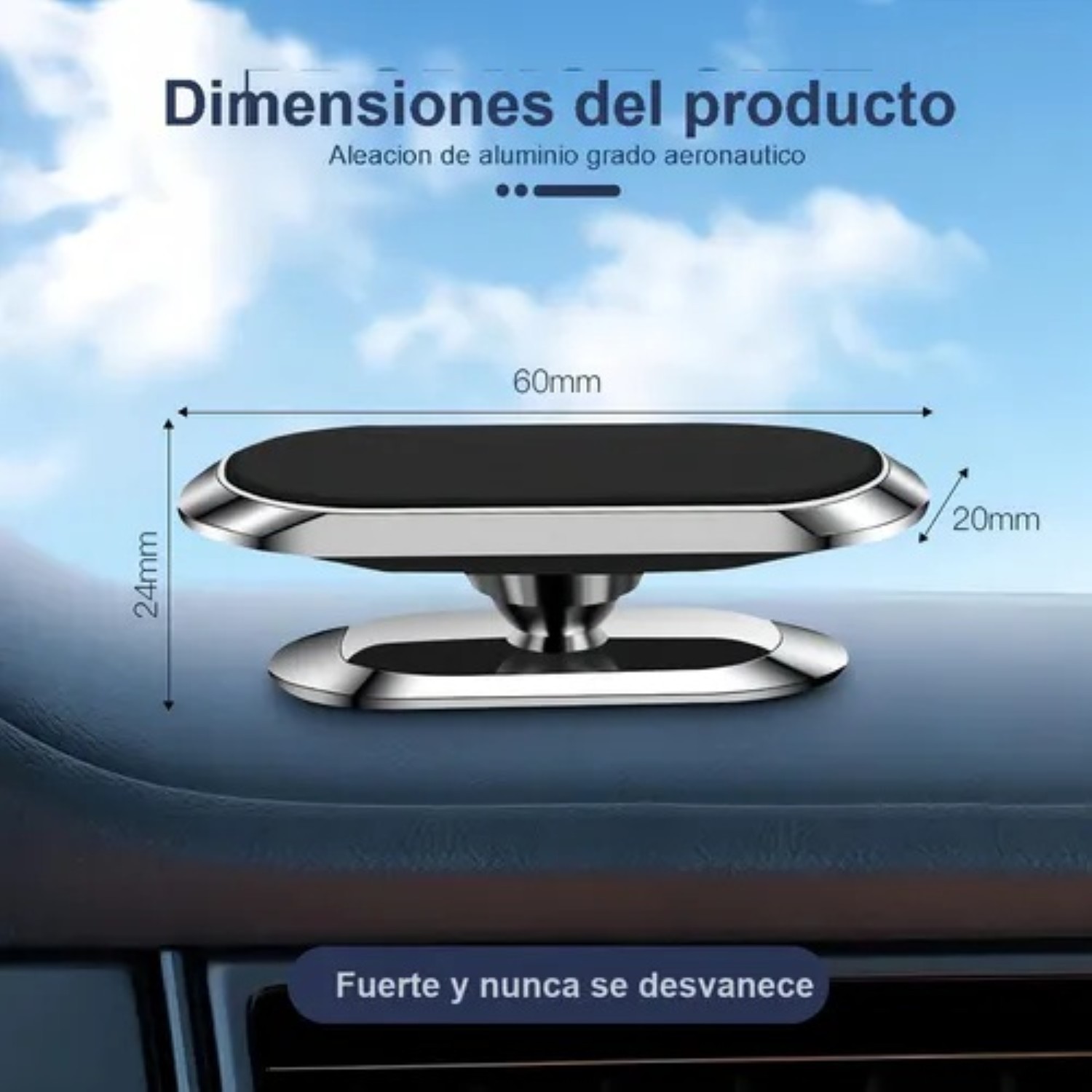 Soporte Magn&eacute;tico Celular Para Auto,base Para Celular Coche 2 Pack image number null