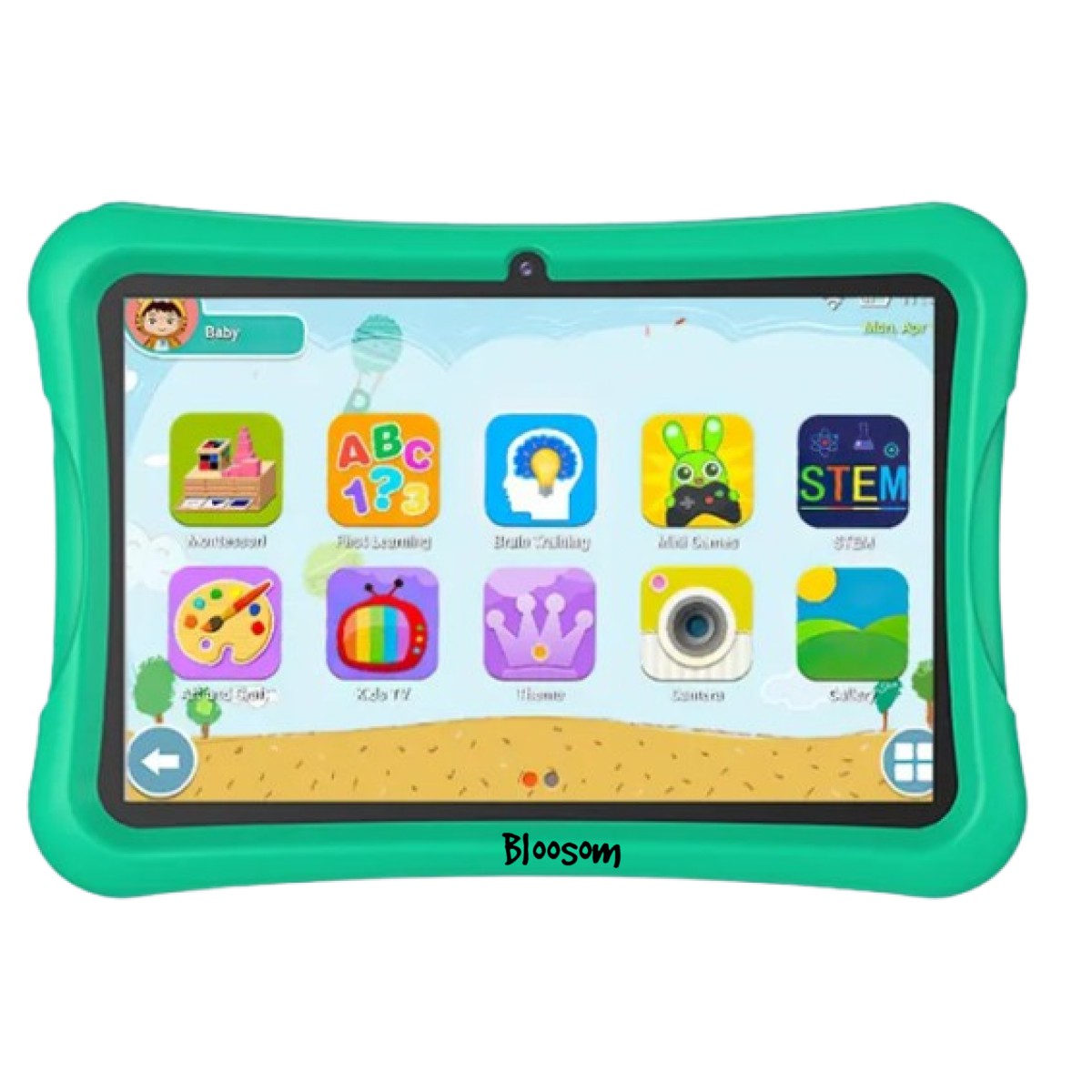 Tablet Con Funda Pad 10'' Android 64gb+4gb Memoria Ram Verde Claro image number null