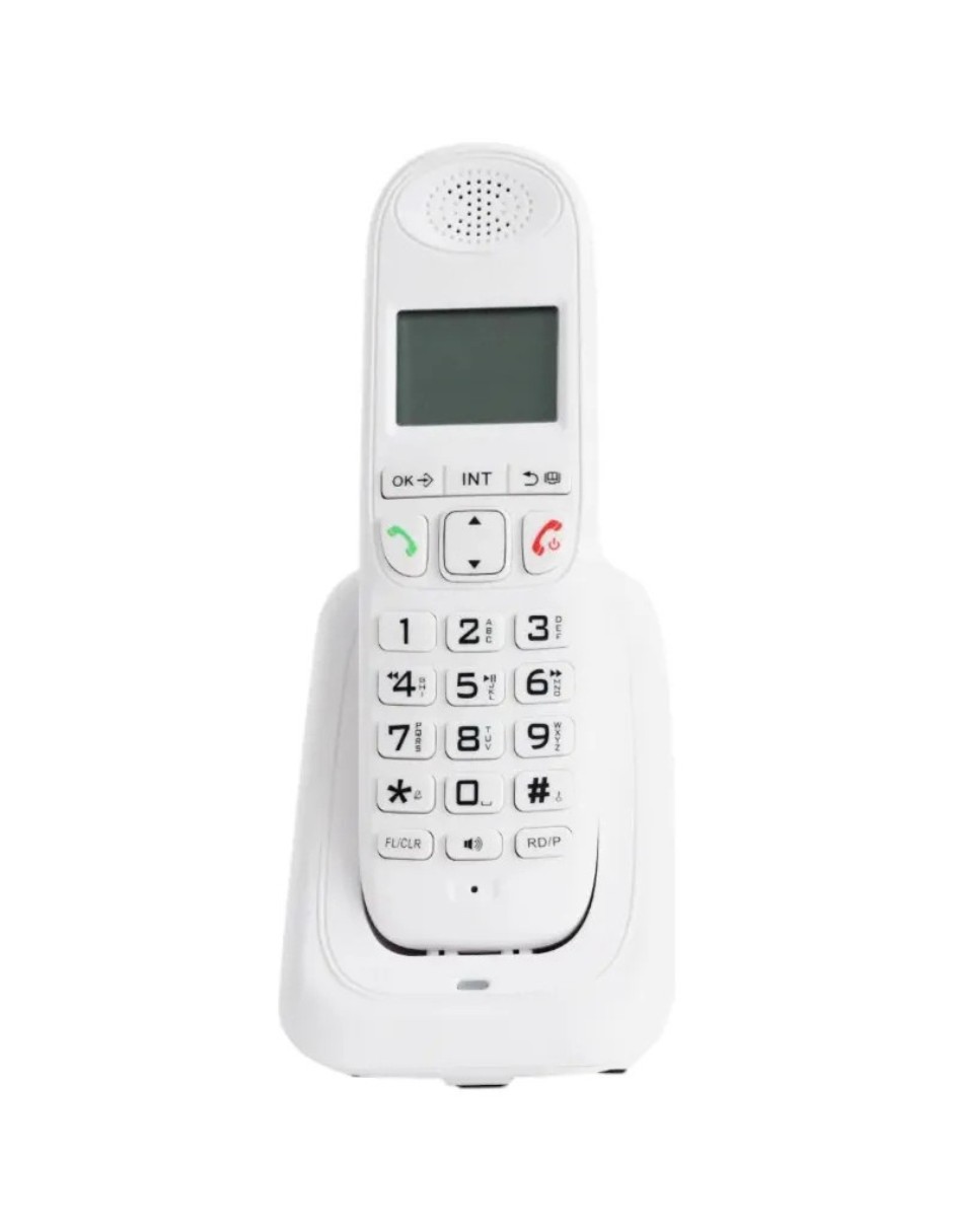 Set de Tel&eacute;fono Fijo + Inal&aacute;mbrico Blanco | Dise&ntilde;o Moderno y Funcionalidad Completa image number null