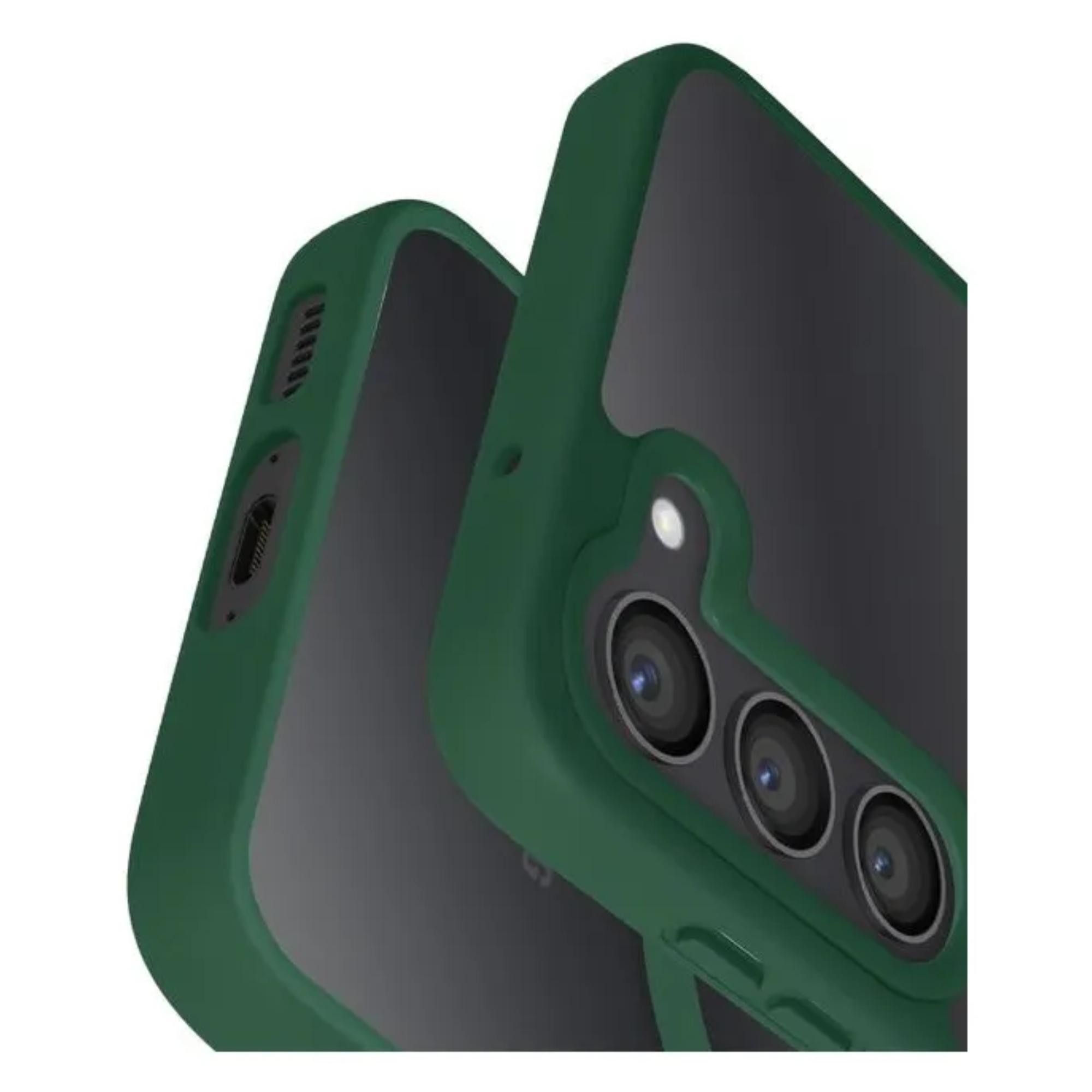 Funda Transparente Case Color Verde Para Samsung Galaxy Compatible Con Magsafe Protecci&oacute;n Elegante Y Funcional image number null