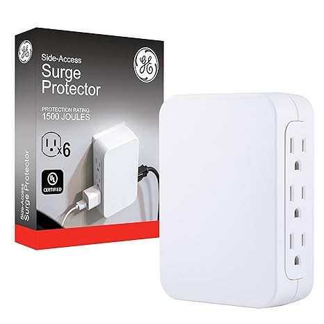 SURGE PROTECTOR TAP, 6 OUTLET 1500 J SIDE ACCESS. image number null