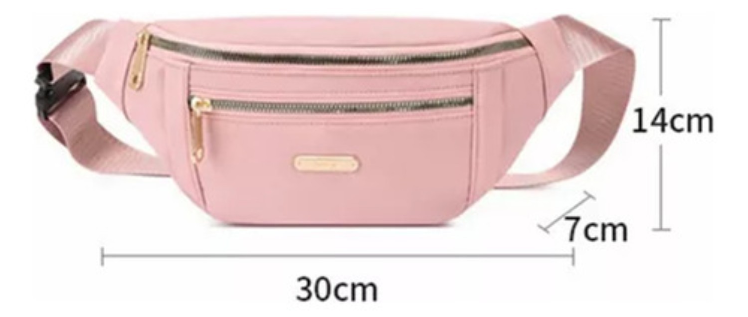 Ri&ntilde;onera Multiusos Impermeable De Gran Capacidad Para Mujer ROSA image number null