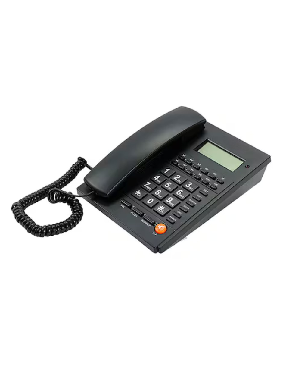 Tel&eacute;fono de Escritorio con Identificaci&oacute;n de Llamadas, Altavoz y Pantalla LCD image number null