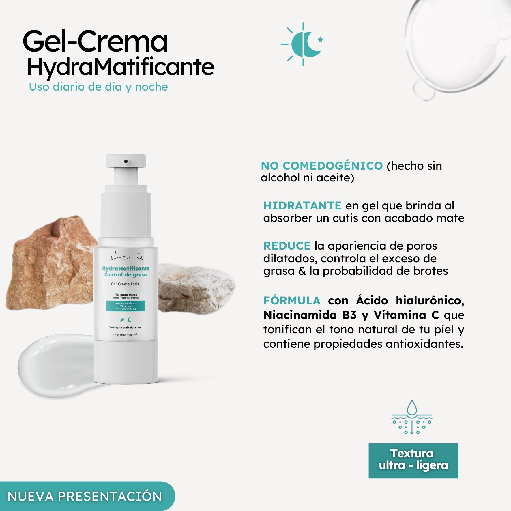 Set Facial Control de Grasa Plus (Crema + Serum + Dermolimpiador) She is skincare image number null