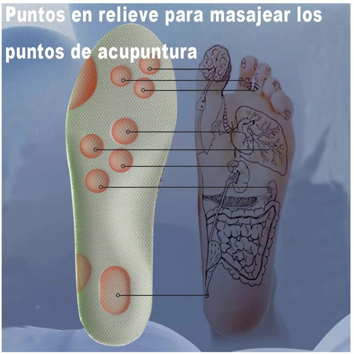 Plantilla Deportiva De Silicona 4dsuaves Y Muy El&aacute;sticas Gris Talla: 43-44 image number null
