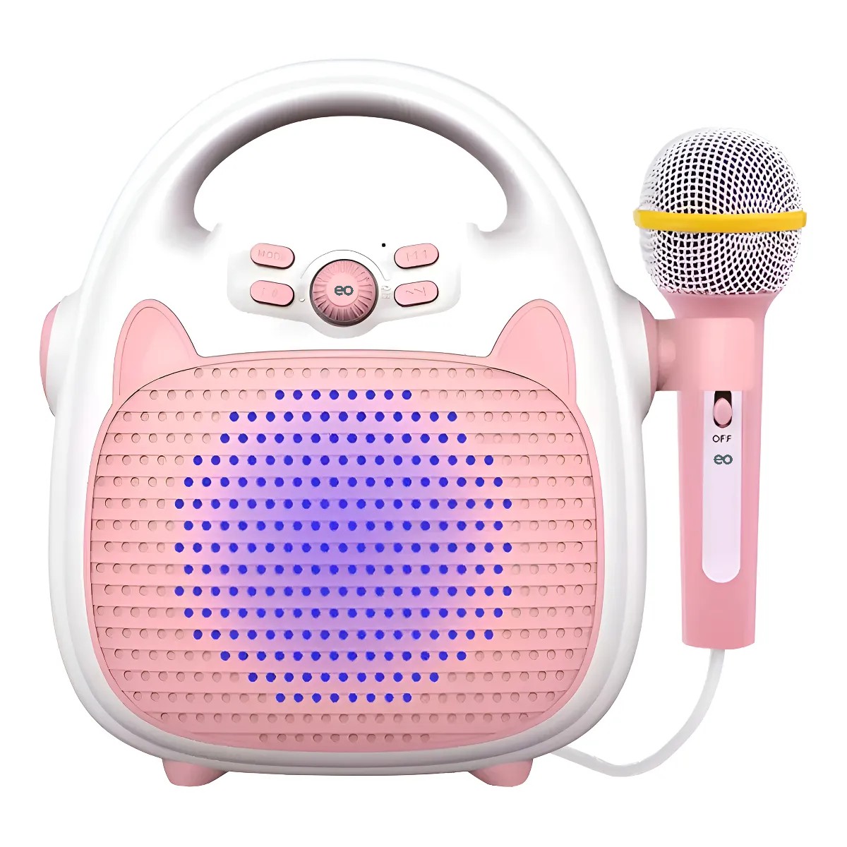 M&aacute;quina De Karaoke Para Ni&ntilde;os, Bocina, Juguetes Para Color Rosa image number null