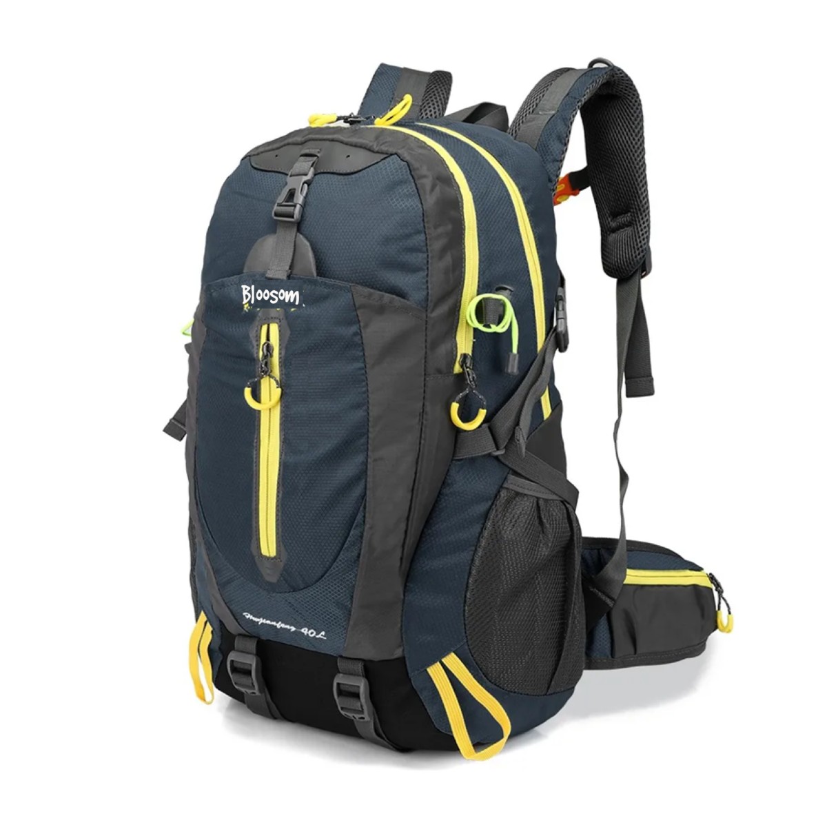 Mochila De Viaje De 40 L Para Acampar, Senderismo, Port&aacute;til Azul image number null