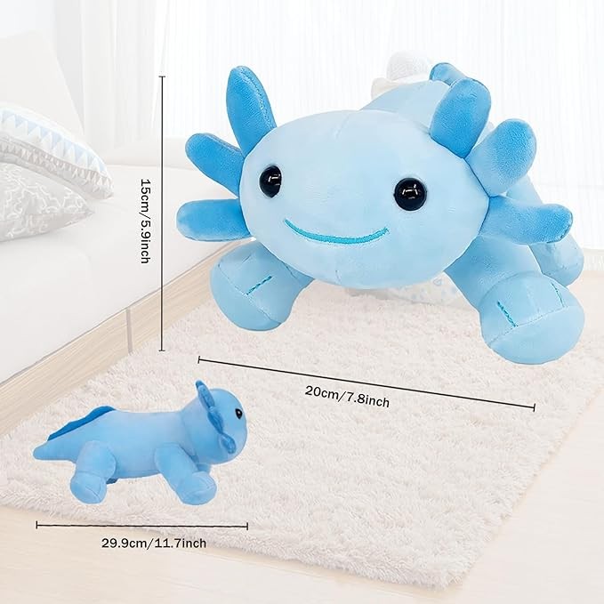 DKJBF Mu&ntilde;eca de Peluche Axolotl Kawaii image number null