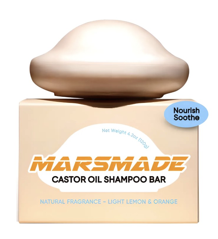 Shampoo S&oacute;lido Mars Made Lim&oacute;n Y Naranja 120g image number null
