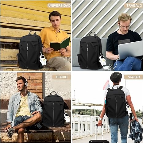Mochila de Viaje Hombre Mochilas para Laptop Port&aacute;til 15.6 pulgadas Impermeable Mochila Antirrobo Ligero Deportiva Universidad Elegante. image number null