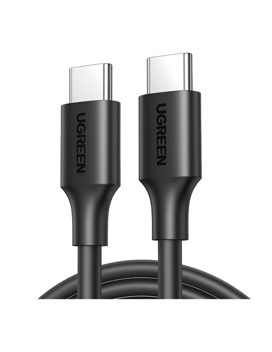 Cable Ugreen USB-C a USB-C 1m 60W 3A Carga R&aacute;pida 480Mbps image number null