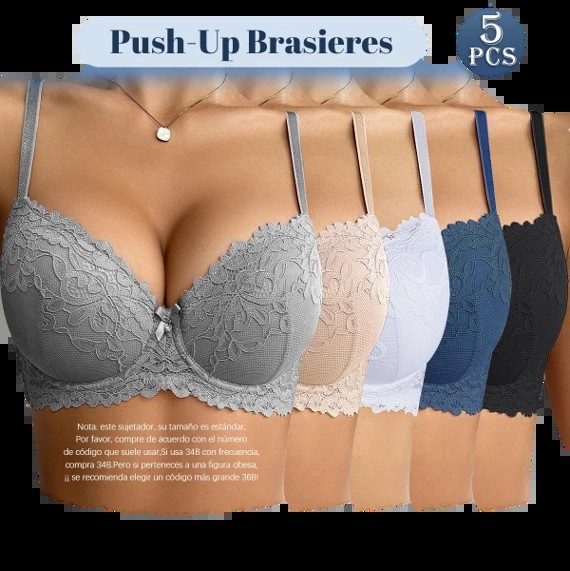 Push-Up Brasieres - Pack de 5 piezas image number null