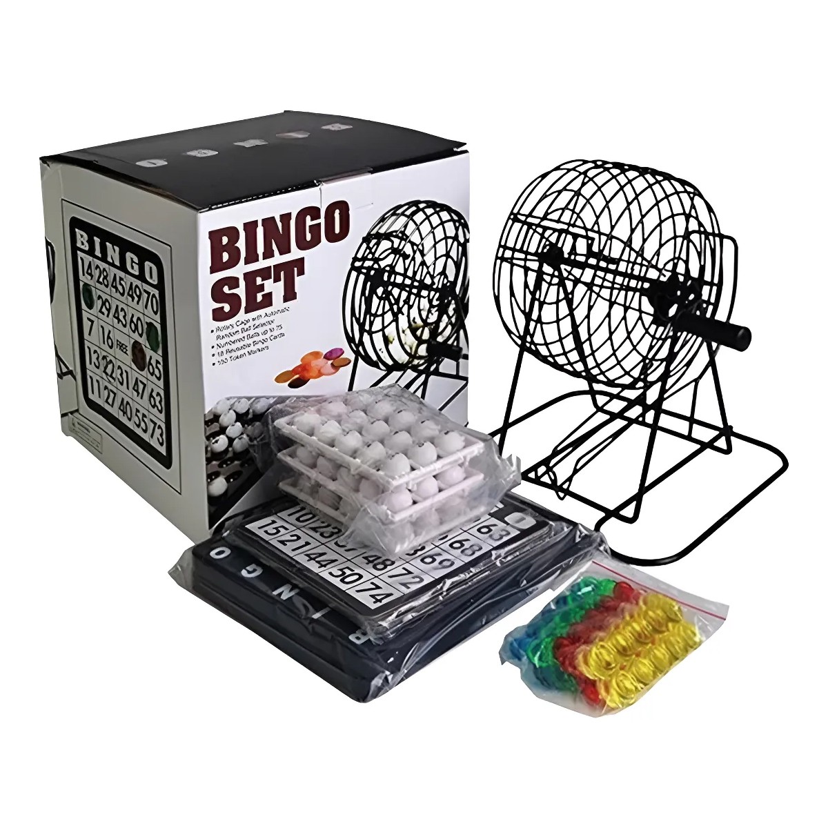 Bingo Completo Incluye Tombola Fichas Pelotas Juego /2020 image number null