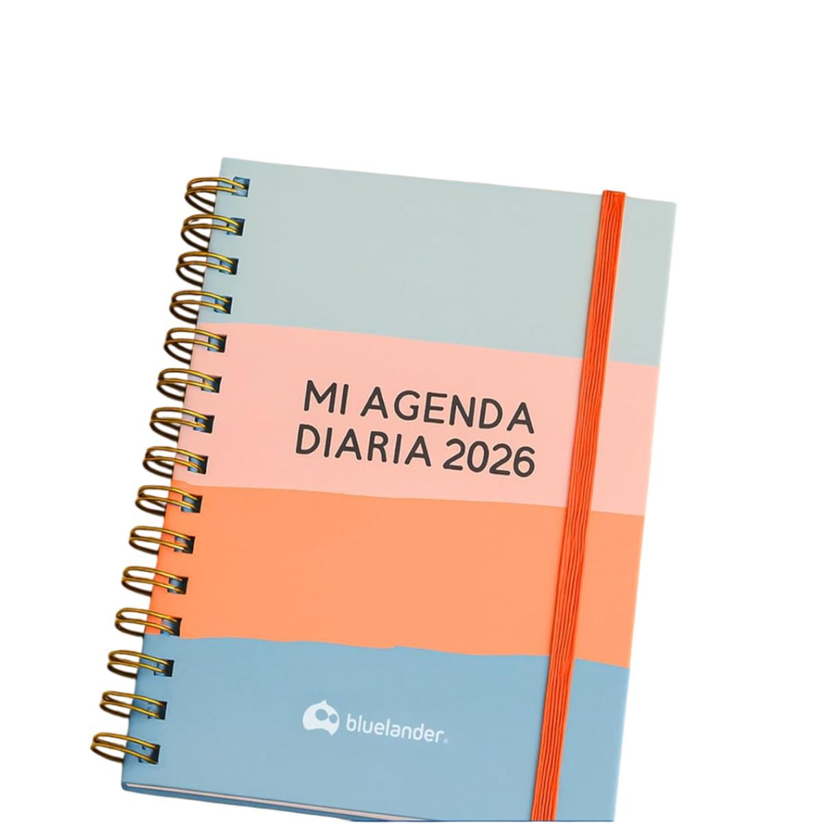 Agenda 2026, Organizador Diario, Semanal y Mensual, Tama&ntilde;o A5 (20.9 * 15.2 cm), Multicolor, Bluelander image number null