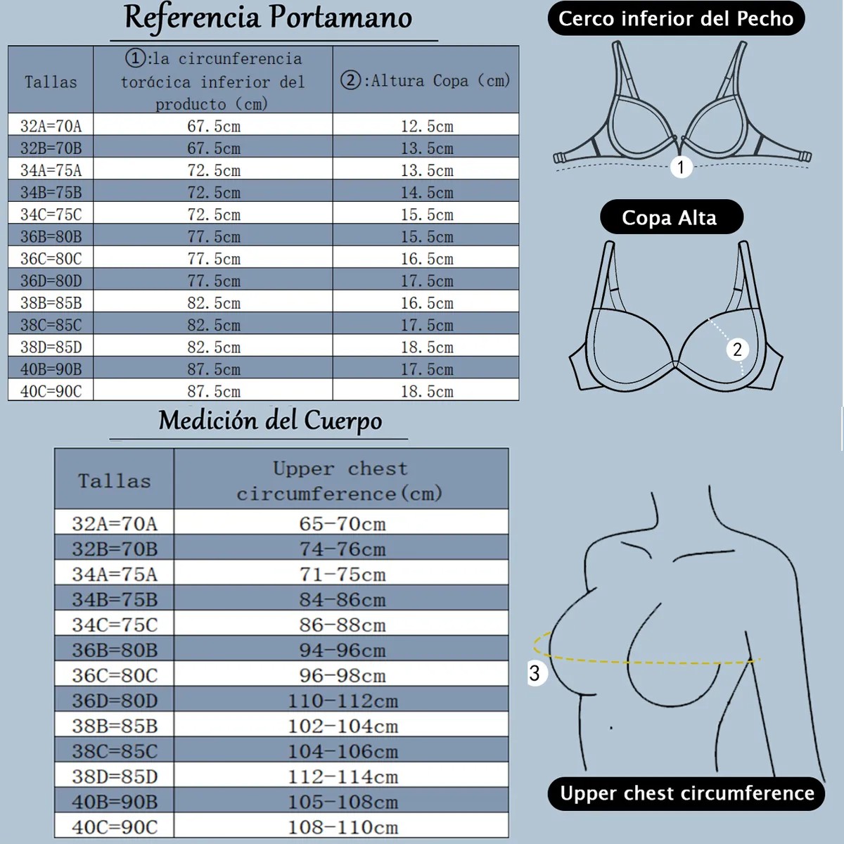 Push-Up Brasieres - Pack de 5 piezas image number null