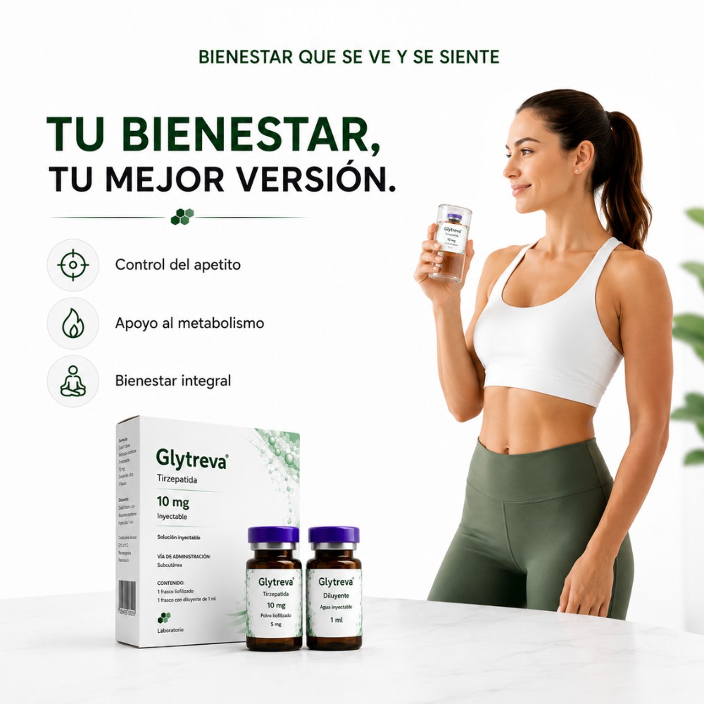 Glytreva&reg; Tirzepatida 5 mg | Tecnolog&iacute;a de &Uacute;ltima Generaci&oacute;n | Presentaci&oacute;n Liofilizada Premium image number null