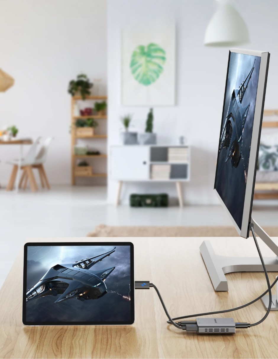 Adaptador Lemorele para Lightning a USB C . image number null