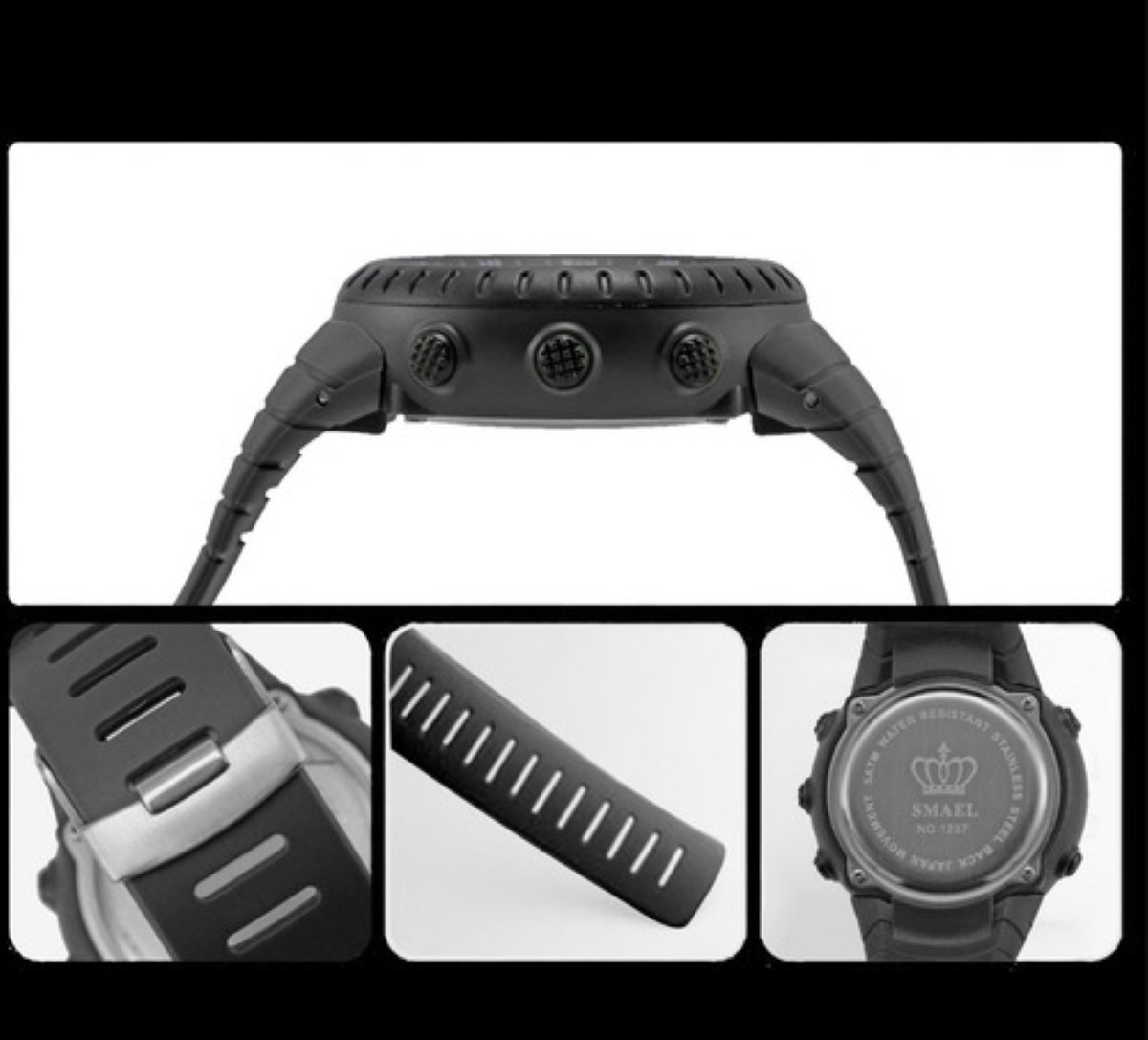 Reloj de pulsera Deportivo negro image number null