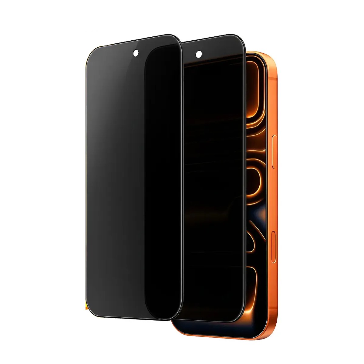 Micas Privacidad Para iPhone Cristal Templado Premium 2 Piezas image number null