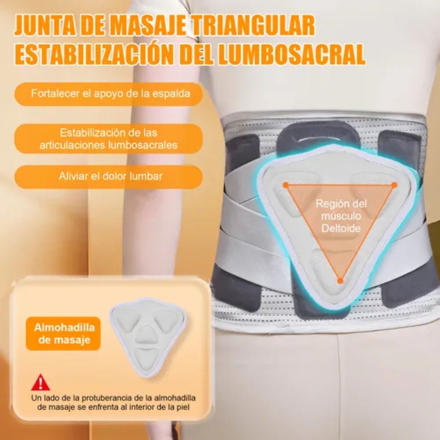 Faja Soporte Sacro Lumbar Con Varillas Ortopedica Lumbosacra talla xl image number null