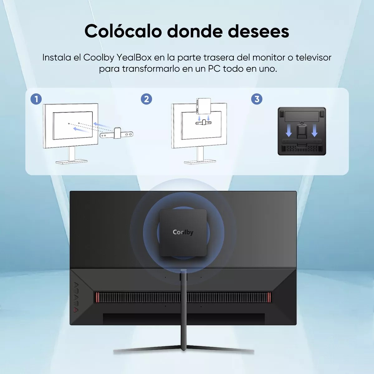 Miniordenador Intel Celeron Win10 Pro. image number null