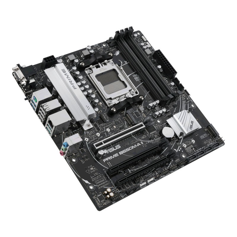 Tarjeta Madre ASUS PRIME B650M-A II-CSM, Micro-ATX, Socket AM5, AMD B650, 128GB DDR5, HDMI/DP para AMD image number null