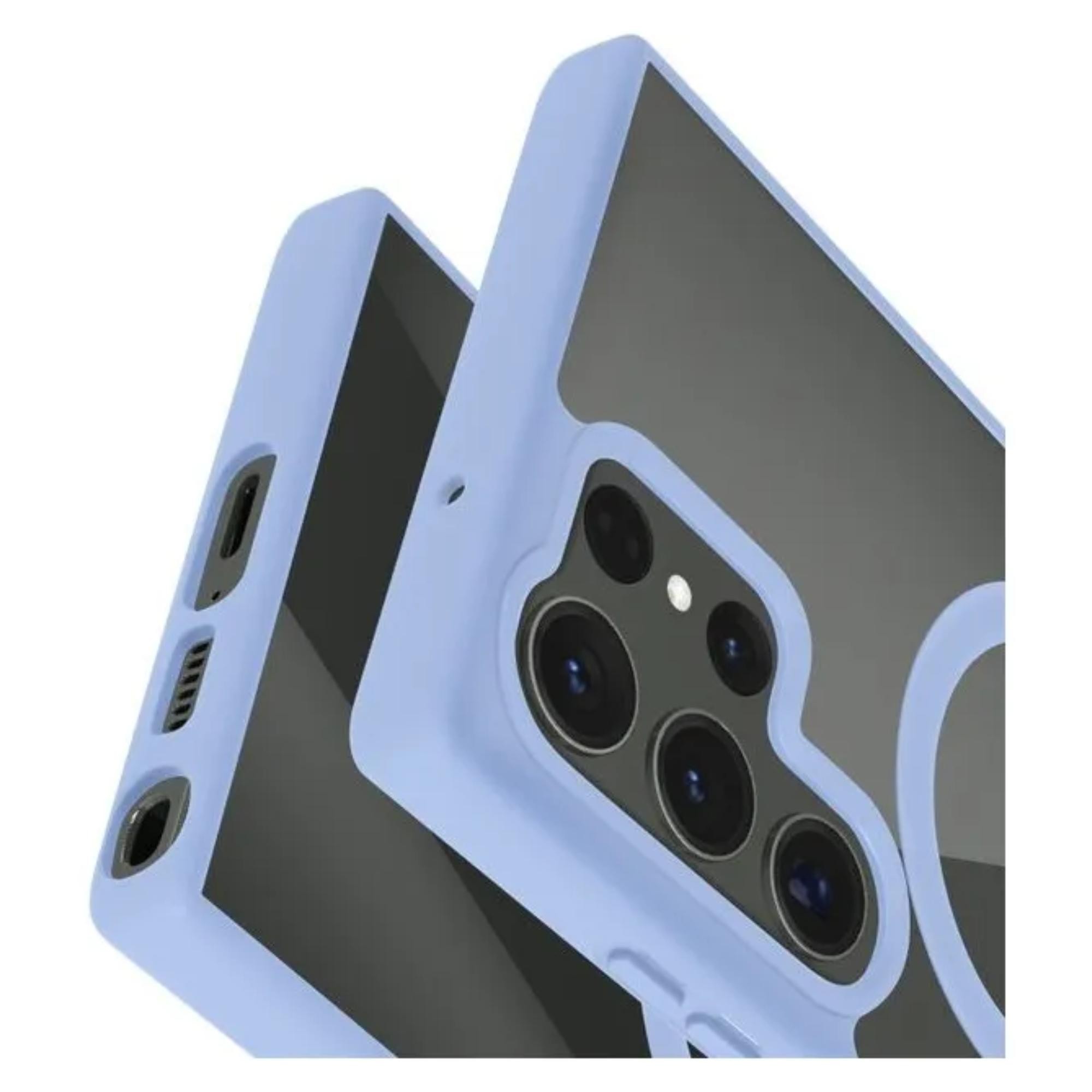 Funda Clear Case Color Azul Sierra Para Samsung Galaxy Ultra Compatible Con Magsafe Protecci&oacute;n Elegante Y Funcional image number null