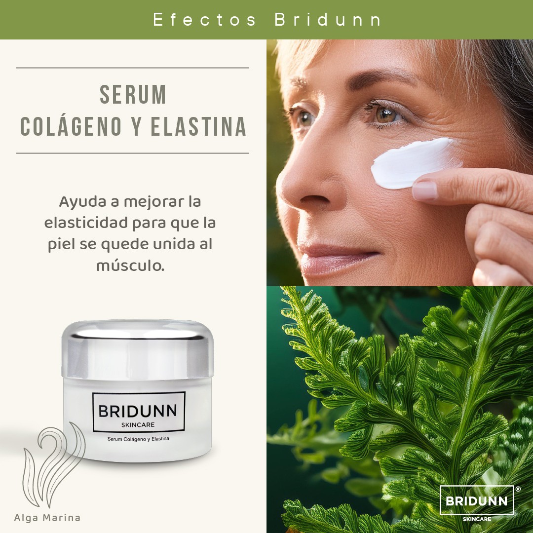 Crema Facial Reafirmante BRIDUNN, Col&aacute;geno Marino y Elastina Antiedad para Rejuvenecimiento y Firmeza . Efecto Lifting image number null