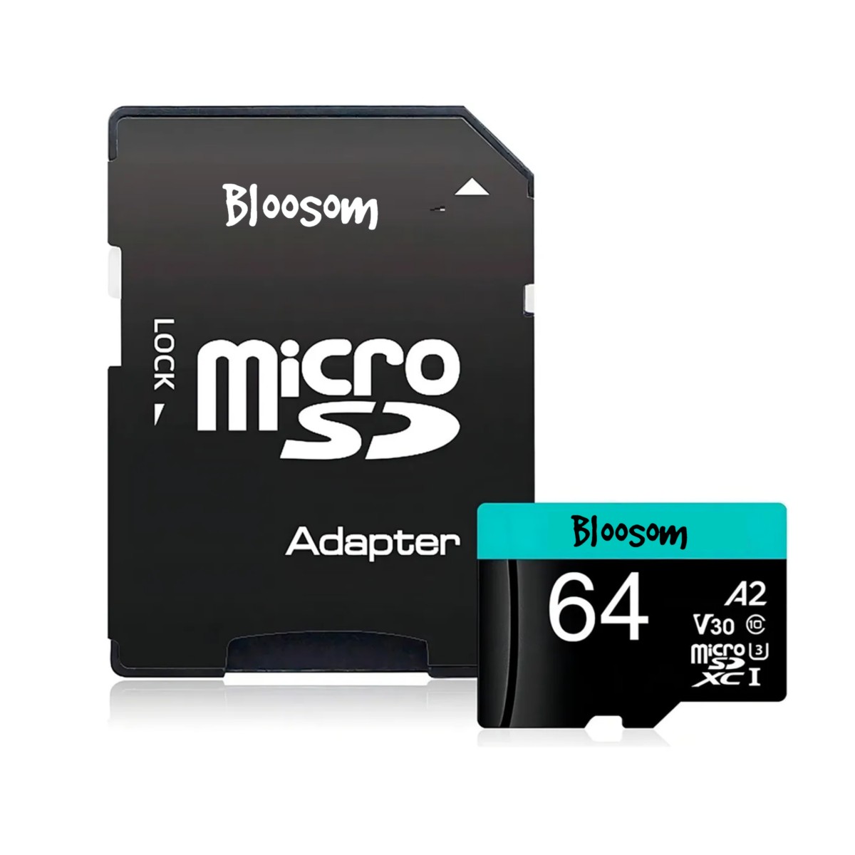 Tarjeta De Memoria Adata Ausdx64gui3v30sa2-ra1 Con Adaptador Sd 64gb Negro image number null