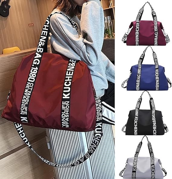 A Bolso Bandolera Mujeres, Impermeable Bolsas Totes para Mujer Alta Capacidad Bolso Multifuncional Correa de Hombro image number null