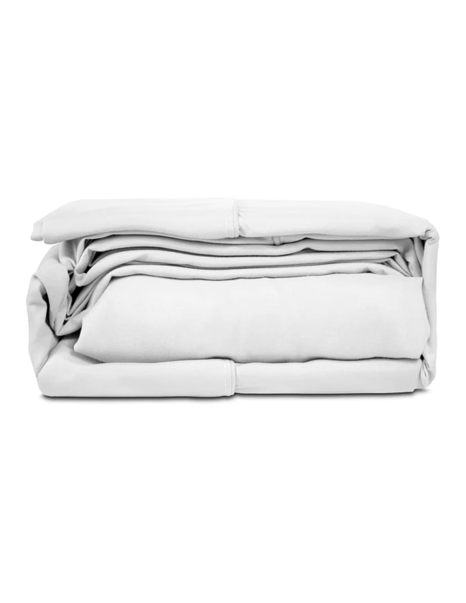 Juego de S&aacute;banas Spring Air Bamboo Sense Blanco Queen Size image number null