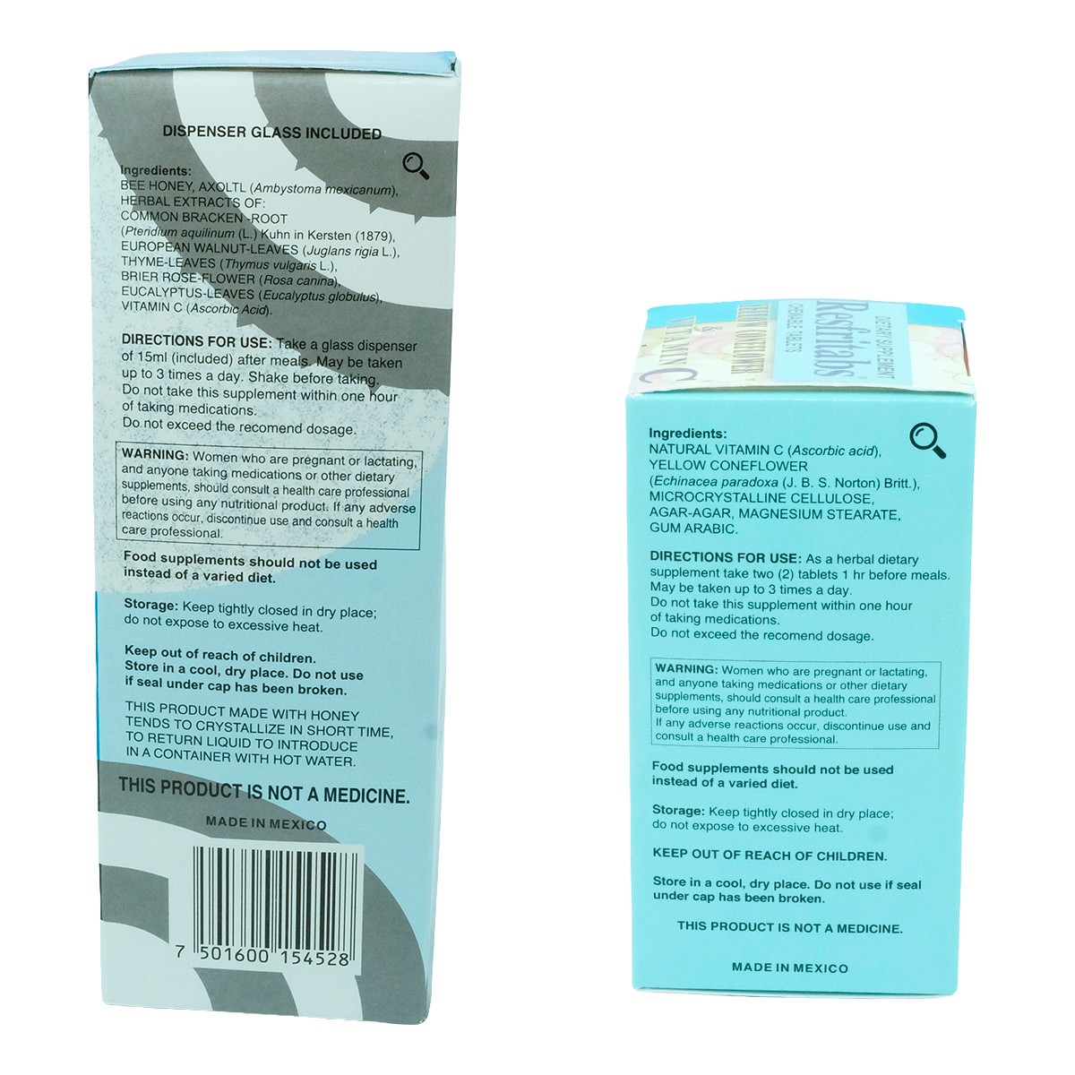 Equinacea Vitamina C Kit Infantil Jarabe Miel 500ml image number null