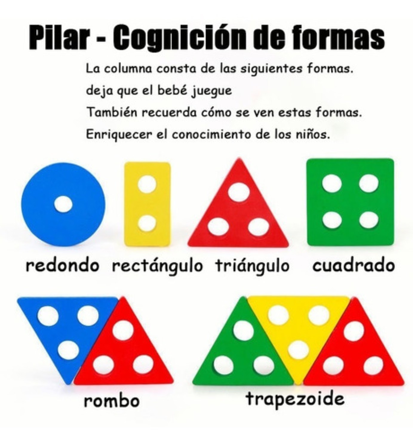 Juguete Apilable Educativo Madera Juguete image number null