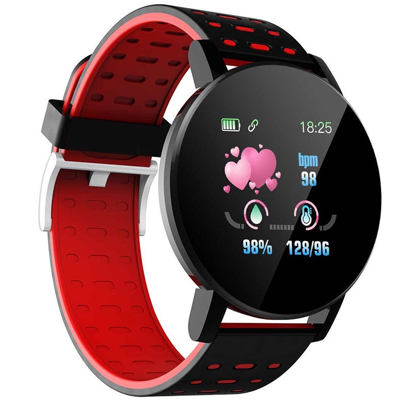 Smartwatch Reloj Inteligente Smartband Mod 119 Plus Deportes y Notificaciones FRALUGIO. image number null