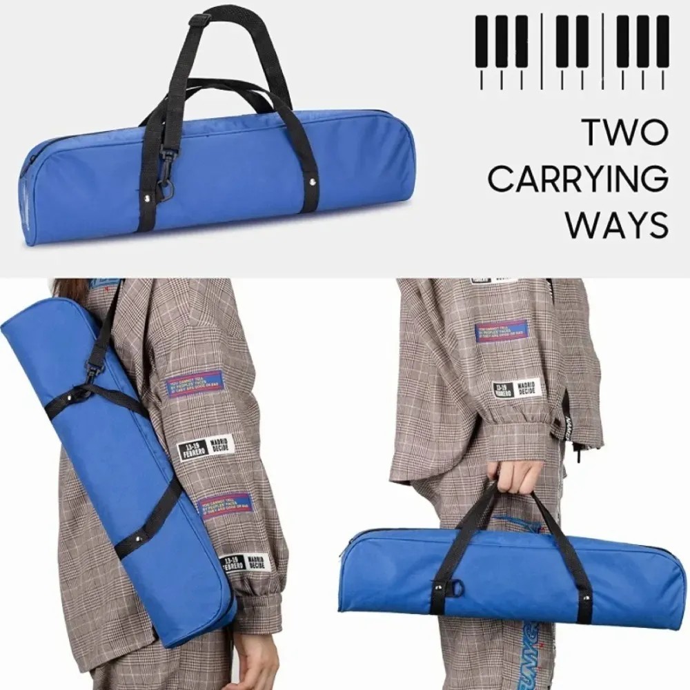 Melodica Portatil 32 Teclas Teclado Piano para Ni&ntilde;os Peque&ntilde;os con Boquilla y Estuche Color Azul image number null