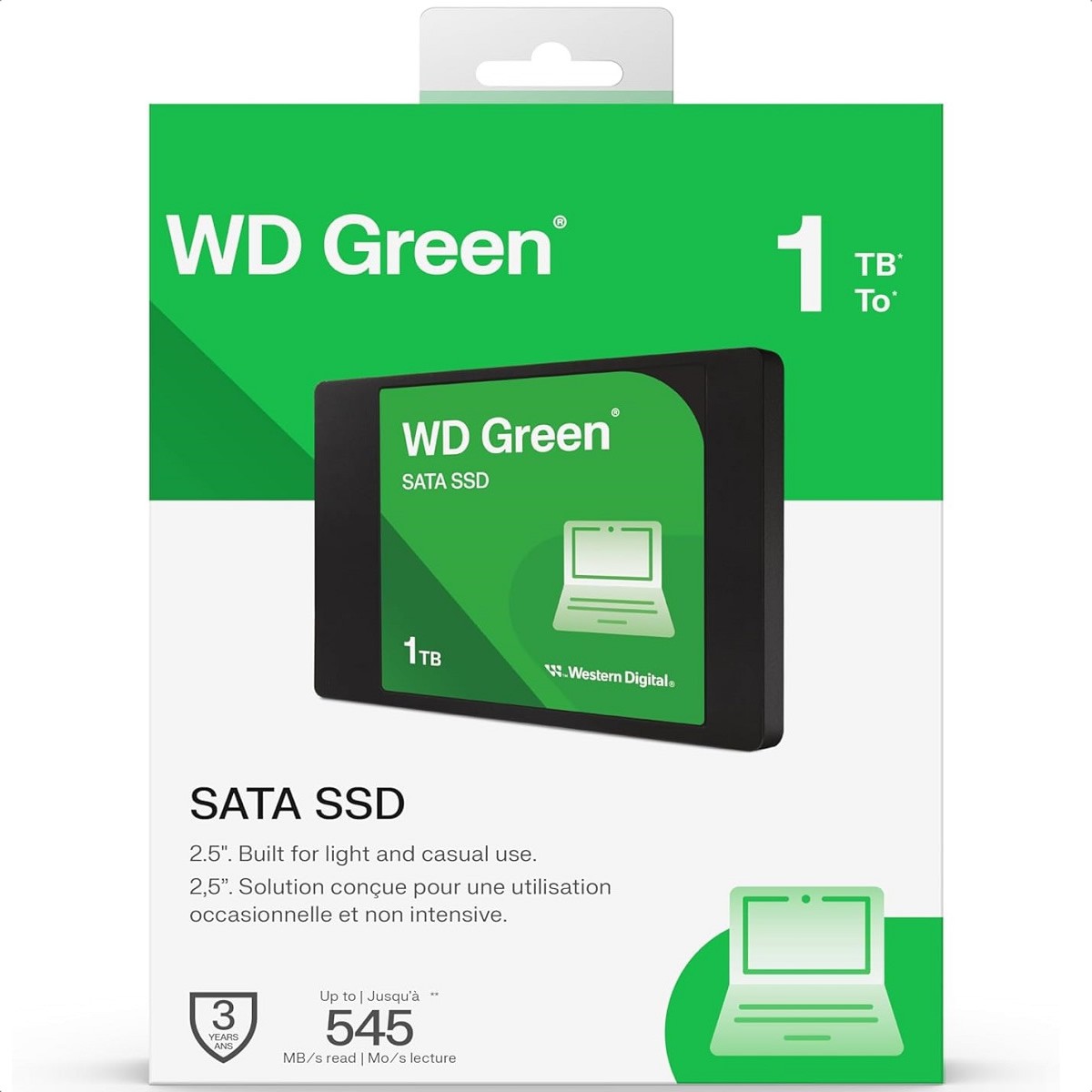 Unidad Estado Solido SSD 1TB Western Digital WD Green WDS100T5G0A image number null