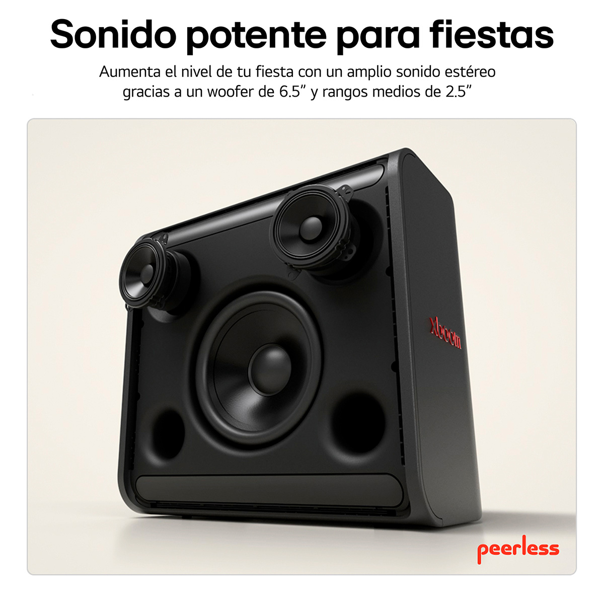LG XBoom Stage 301 By Will.I.Am Bocina Bluetooth Portátil 12hrs de Batería IPX4 image number null