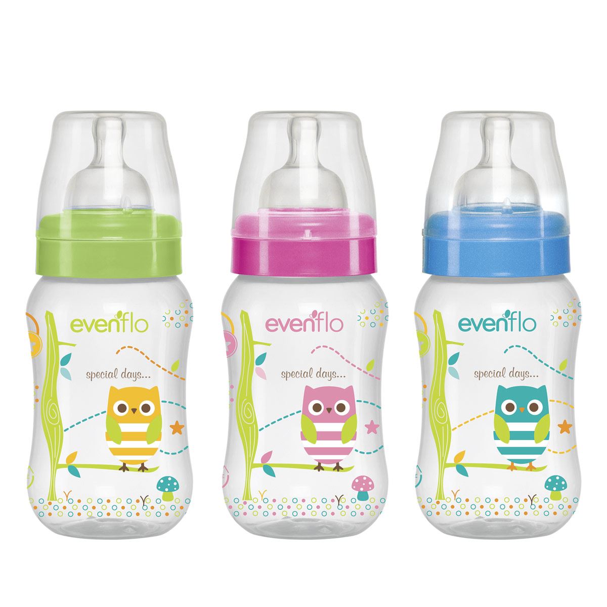 Biberones Pack 3 pzas Evenflo image number null