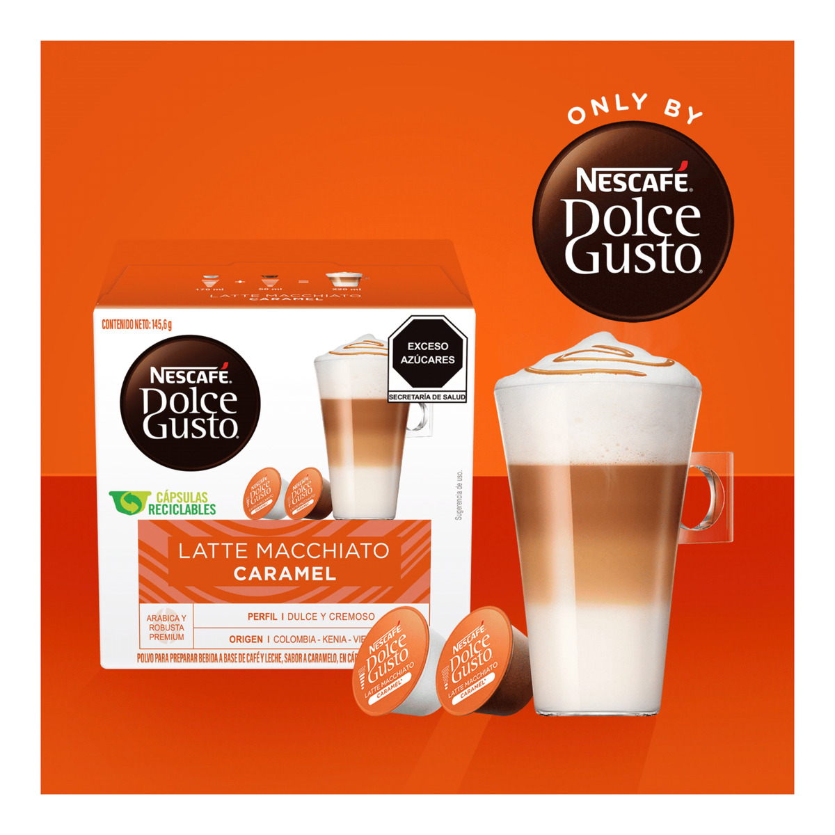 Cápsulas Caramel Macchiato Nescafé Dolce Gusto image number null