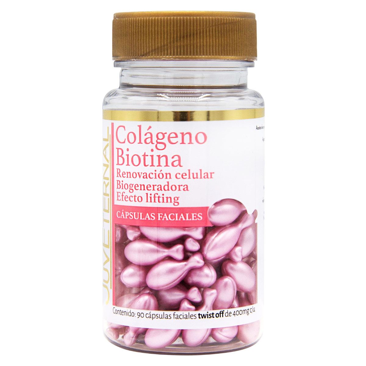 C&aacute;psulas Fac Col&aacute;geno+Biotina 90cap Juveternal image number null