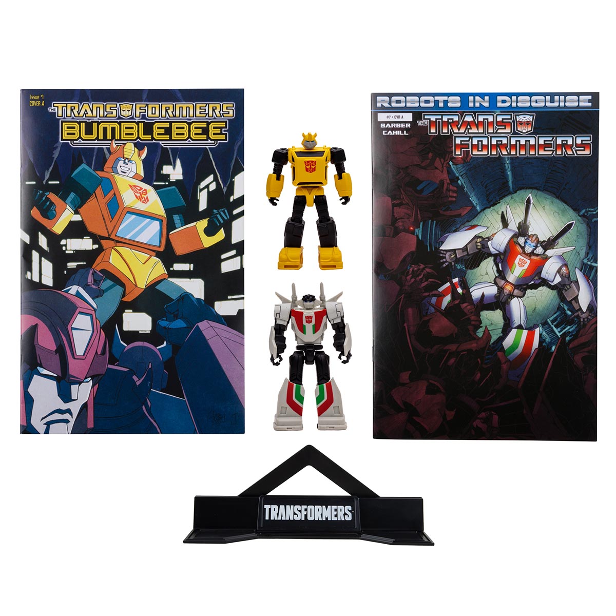 2 Pack Figuras 3 Bumble Bee & Wheeljack (con cómic)" image number null