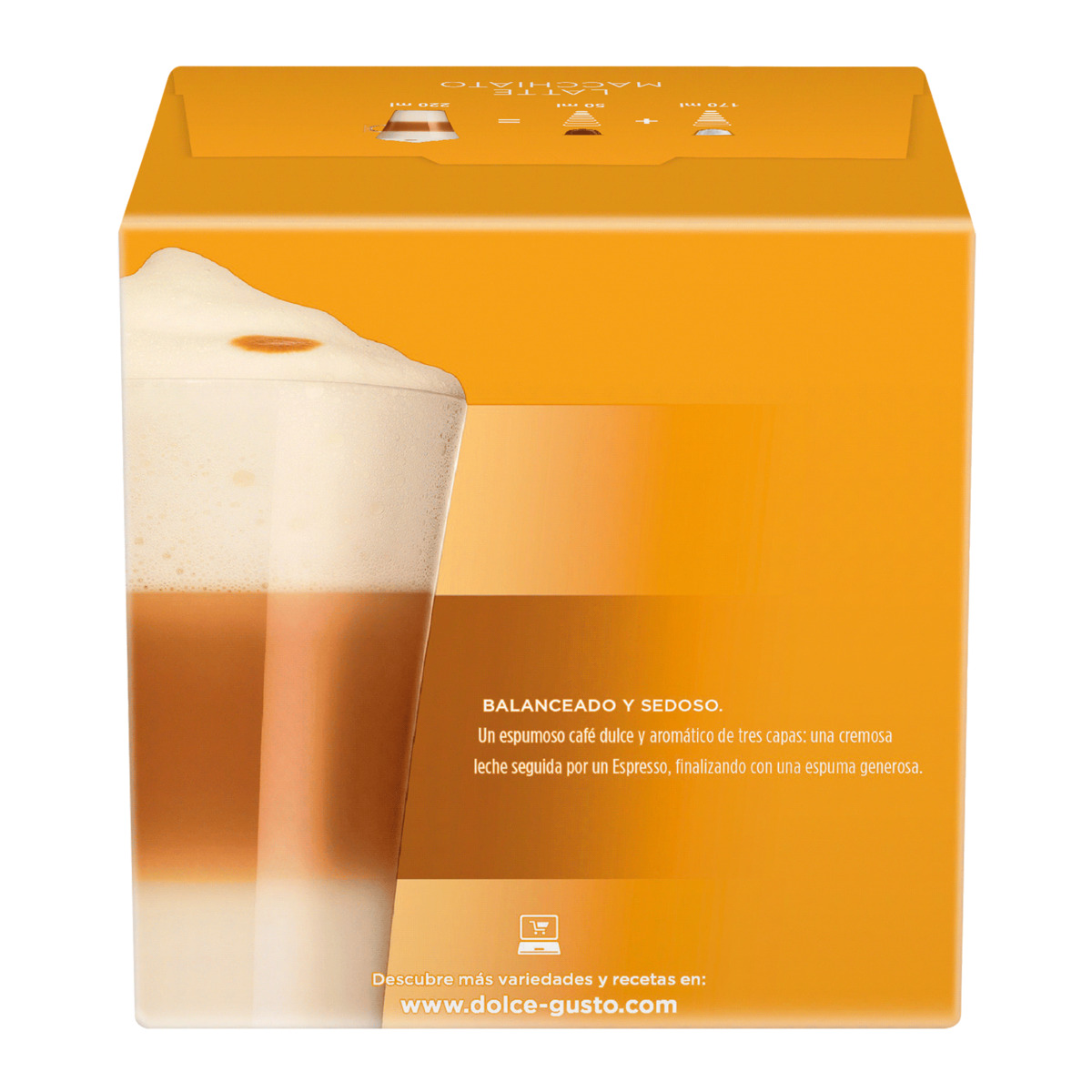 Cápsulas latte macchiato NESCAFE DOLCE GUSTO 16pz e-3 image number null