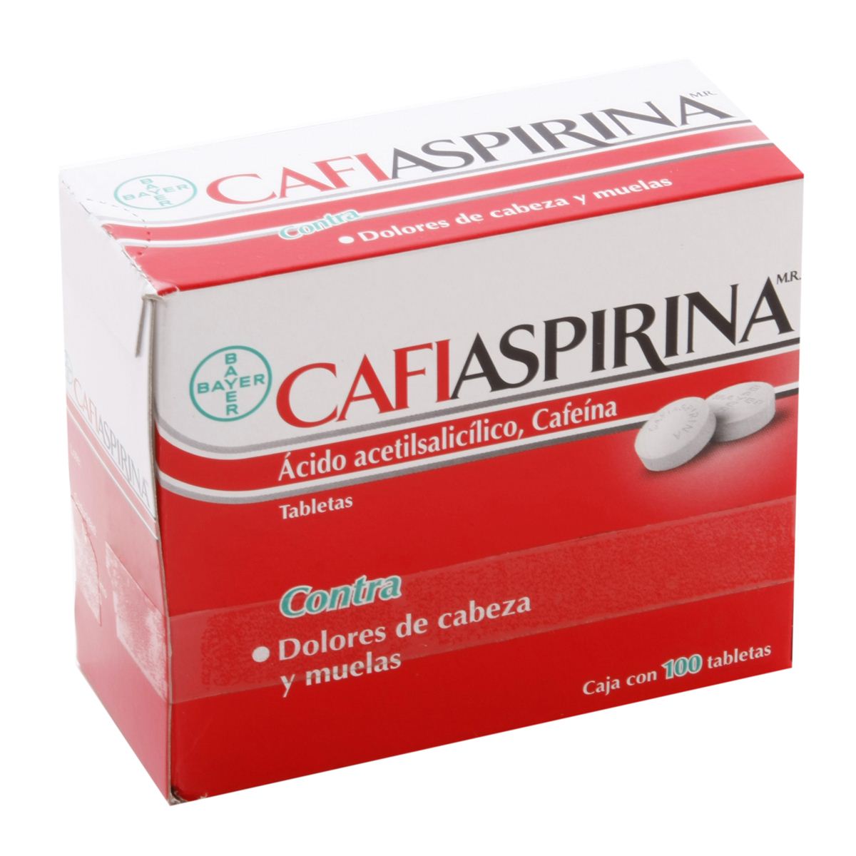 Cafiaspirina 100 Tabletas image number null