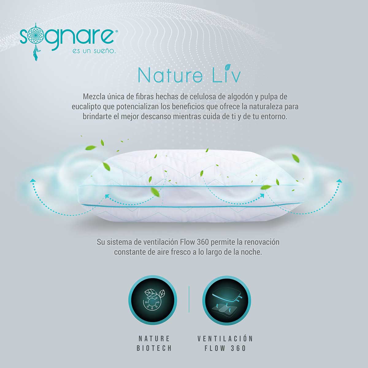 Almohada Sognare Sleepmaster image number null