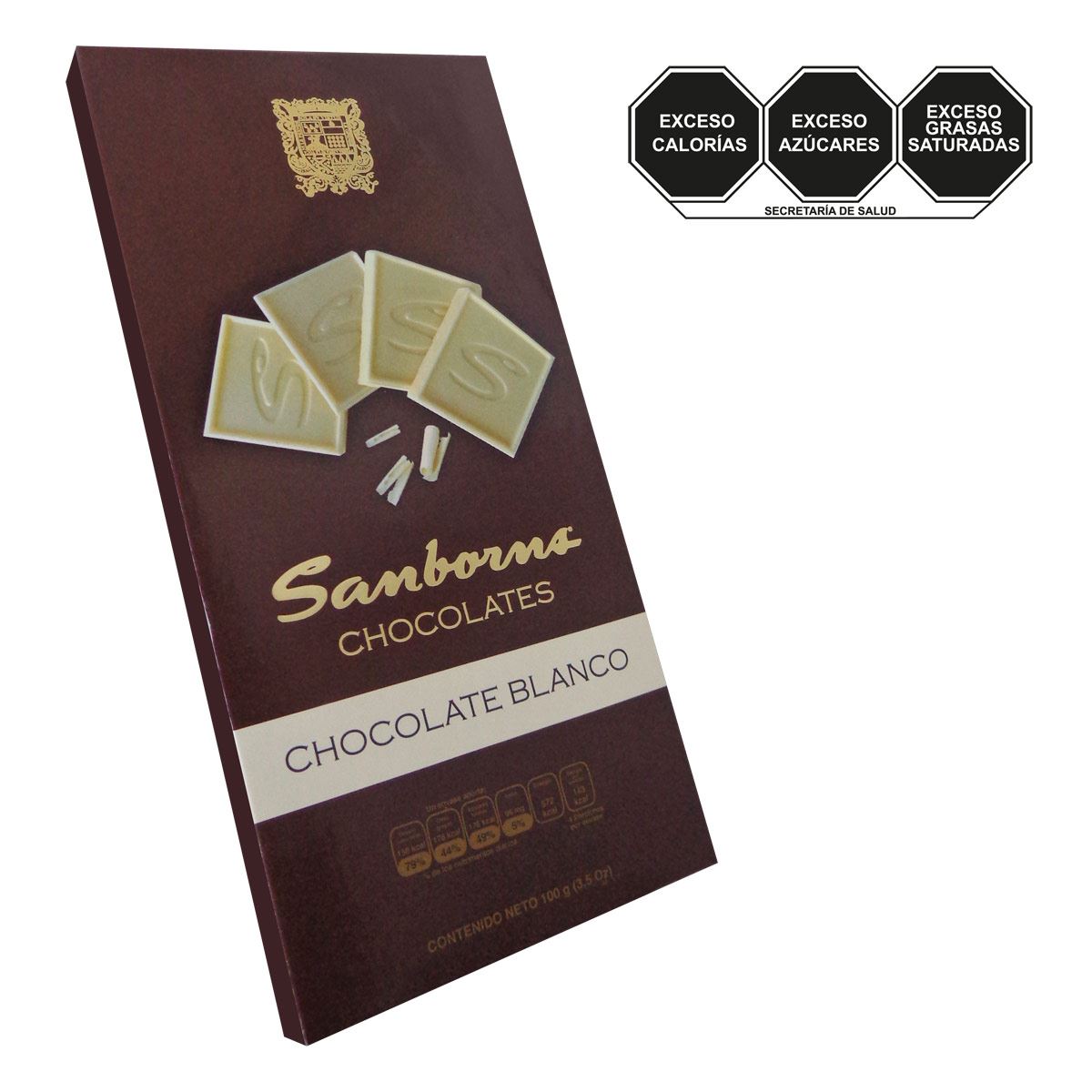 Tablilla Chocolate Blanco 100 grs image number null